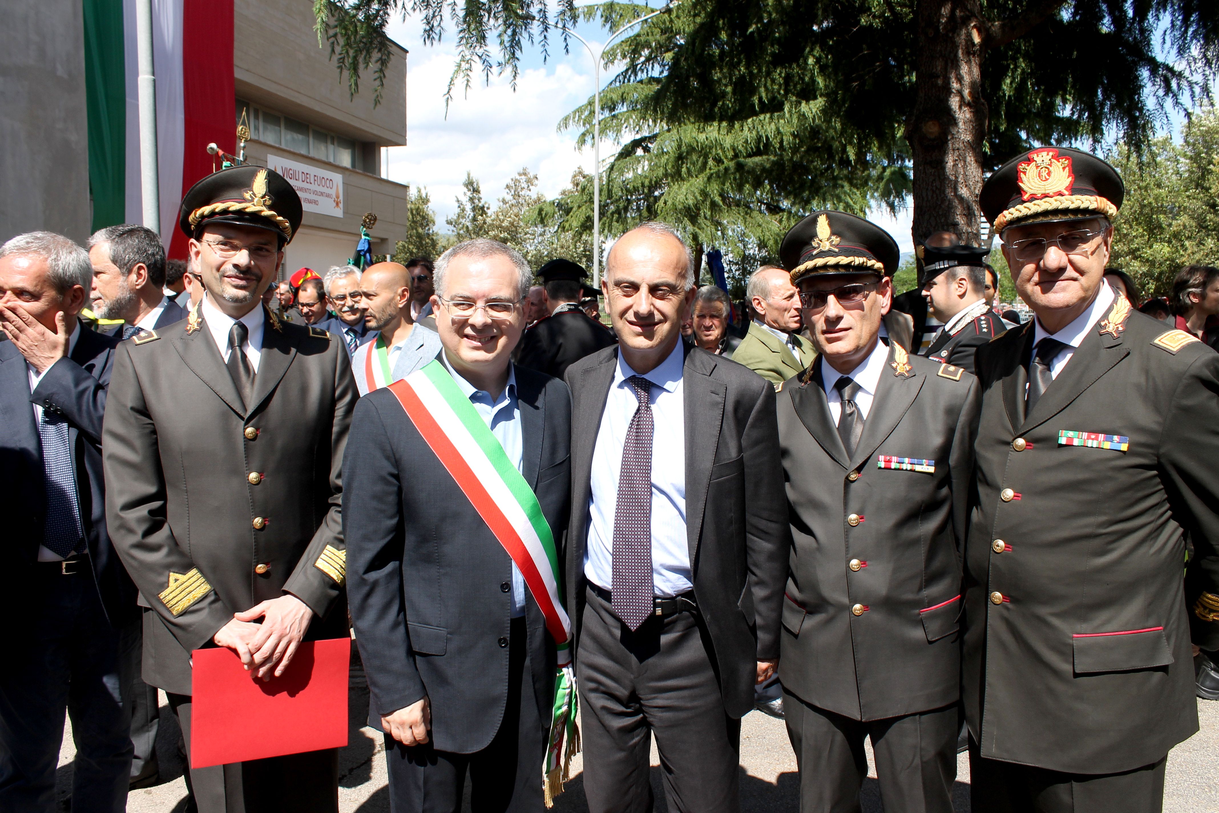 Vigili Del Fuoco Inaugurato Il Distaccamento Di Venafro Primopiano