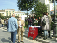 Sinistra antagonista in piazza per Tsipras