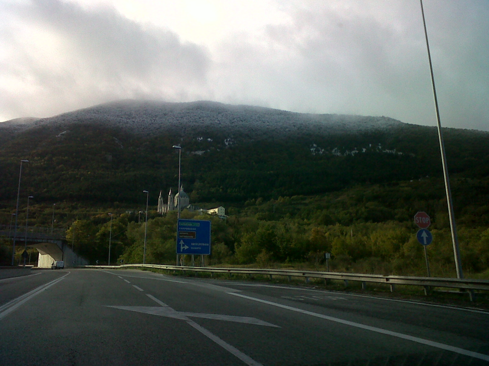 Imbiancate le montagne del Molise