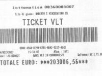 Vinchiaturo, vinti 203mila euro alla slot machine