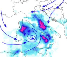 Pioggia e vento in Molise: è arrivata Circe