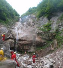 Il soccorso alpino si esercita sul Gran Sasso