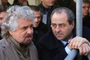 Grillo sponsorizza Di Pietro al Colle