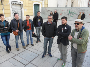 Anche a Campobasso dissidenti in piazza