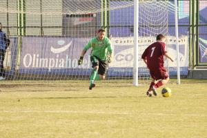 Tegola sul Campobasso, si blocca il portiere Ioime