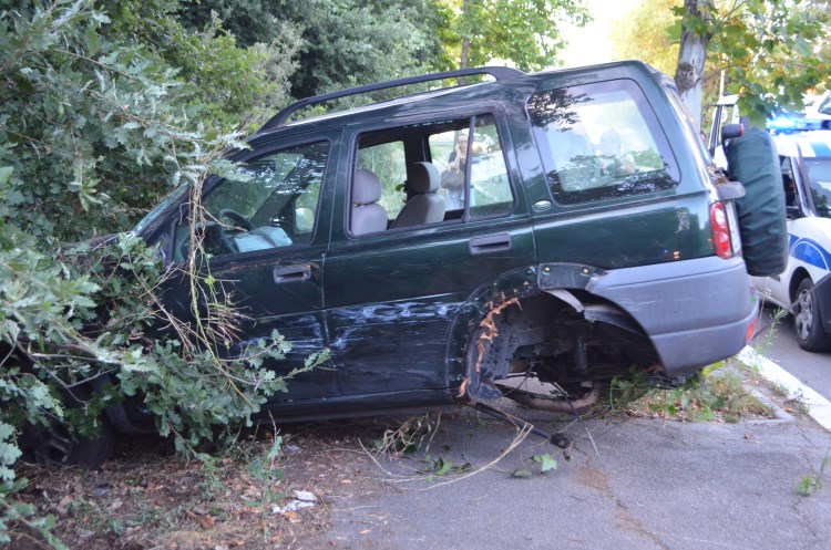 Violento scontro alla periferia sud di Termoli, Suv finisce nella scarpata