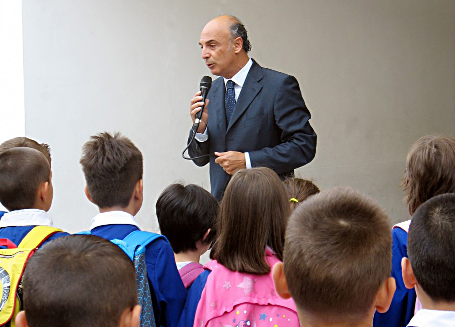 Primo giorno di scuola anche per Brasiello