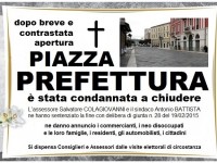 Piazza Prefettura chiusa, Ambrosio: carognata politica