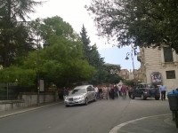 Funerale rom a Campobasso, auto ferme e curiosità