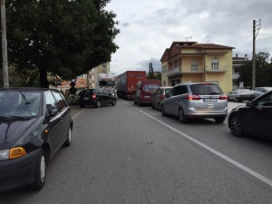 venafro traffico in tilt