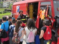 Protezione Civile, ragazzi a lezione dai vigili