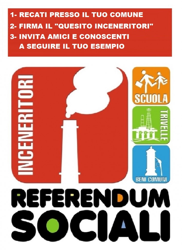 Referendum sociali, rush finale per le firme