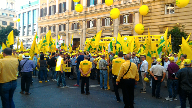 Guerra del grano, agricoltori molisani a Roma