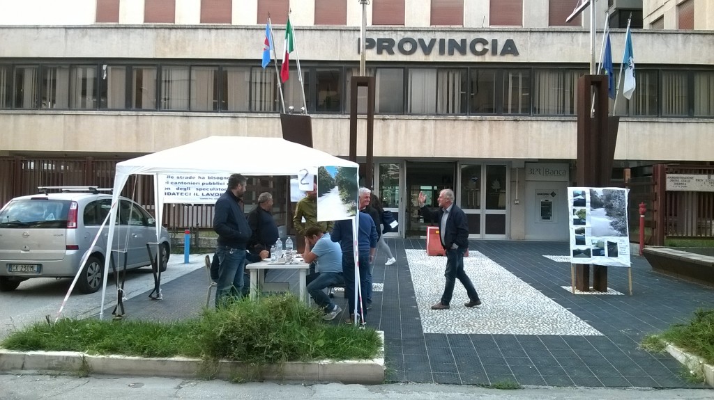 Cantonieri, mercoledì sit-in davanti alla Prefettura