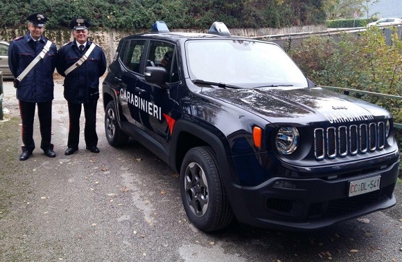 Nuova Jeep per i carabinieri: servirà per i controlli nelle aree impervie