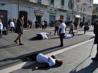 No alla violenza sulle donne, flash mob a Termoli