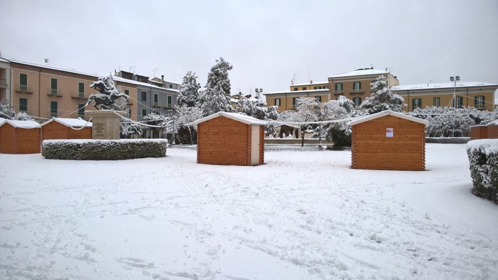 Campobasso innevata, scatta il piano neve