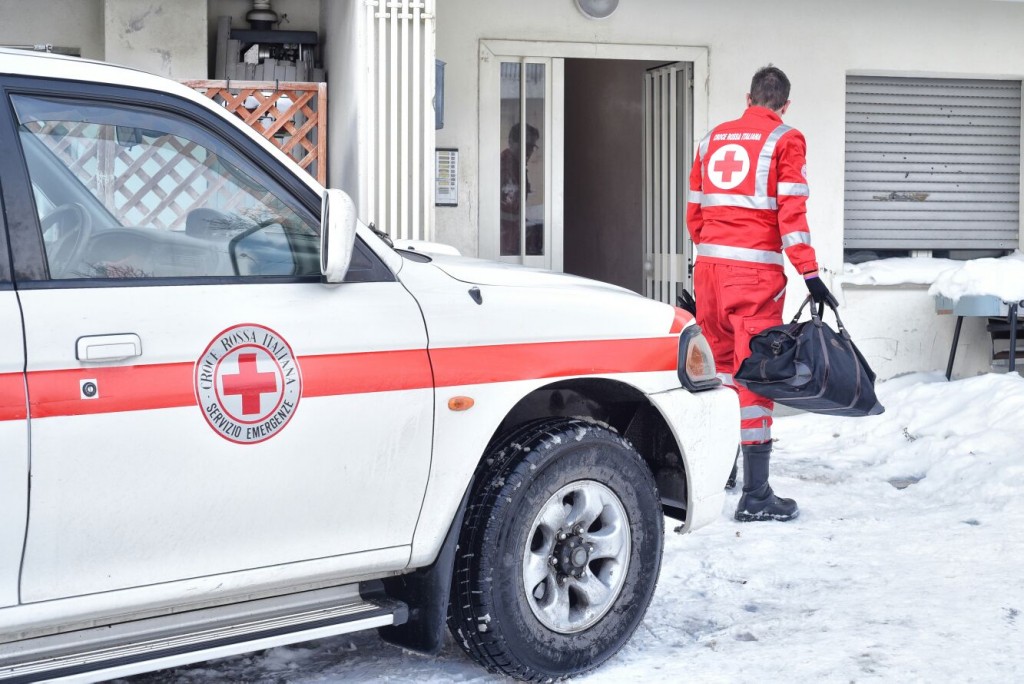 Emergenza neve, sforzo straordinario della Croce Rossa