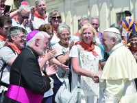 Bregantini incontra il Papa per festeggiare i suoi 70 anni