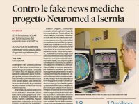 Fake news e ricerca, il Neuromed di Pozzilli in vetrina sul Sole 24 Ore