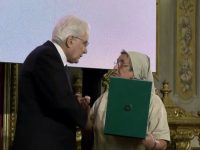 In prima linea in difesa dei bambini e dei ragazzi di strada, la missionaria termolese Elvira Tutolo premiata da Mattarella