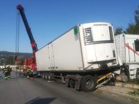 Tir fuori strada a Campobasso, tragedia sfiorata