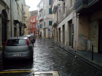 Campobasso, la triste caduta di via Marconi