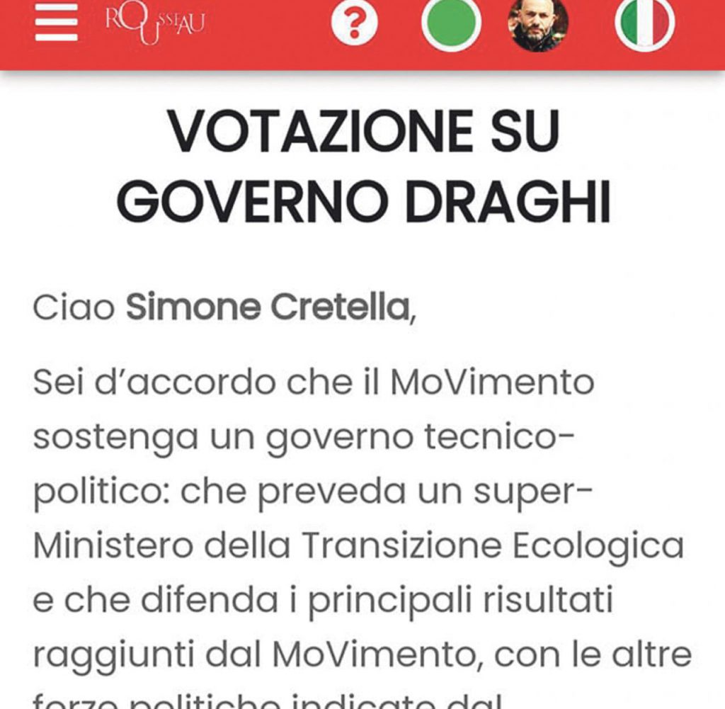 Governo Draghi: Praitano e Cretella dicono no, Gravina si astiene