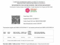 Versione bilingue e Qr code, ecco il passaporto vaccinale