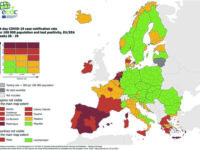 (ANSA) - BRUXELLES, 29 LUG - Sicilia e Sardegna tornano in rosso nelle mappe aggiornate pubblicate oggi dall'Ecdc, il centro europeo per la prevenzione e il controllo delle malattie, che vede un aumento dei casi almeno in mezza Europa. La maggior parte dell'Italia vira in giallo, mentre restano verdi soltanto Abruzzo, Molise, Puglia e Basilicata al Sud, e Valle d'Aosta e Piemonte al Nord. La Spagna è quasi interamente rosso scuro, e rossa la maggior parte di Grecia e Francia. (ANSA).
DEF/ S0A QBXB
________________________________________