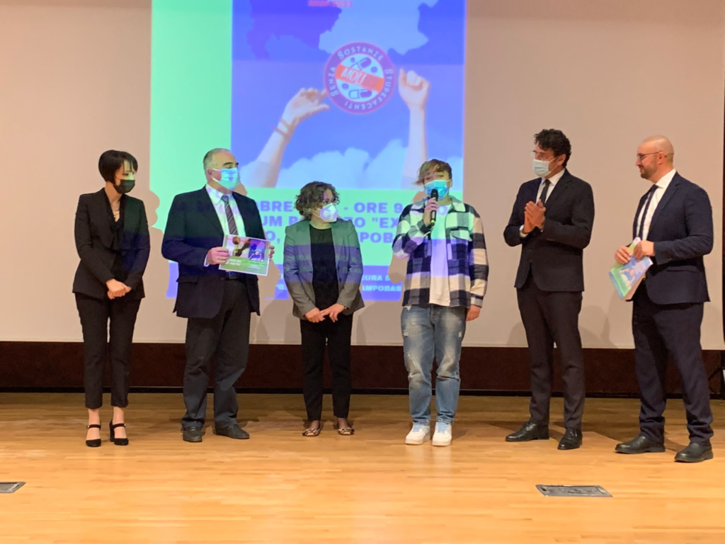 Molis3SenzaSostanzeStupefacenti, premiati i vincitori del concorso