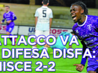 L’attacco va, la difesa disfa: finisce 2-2