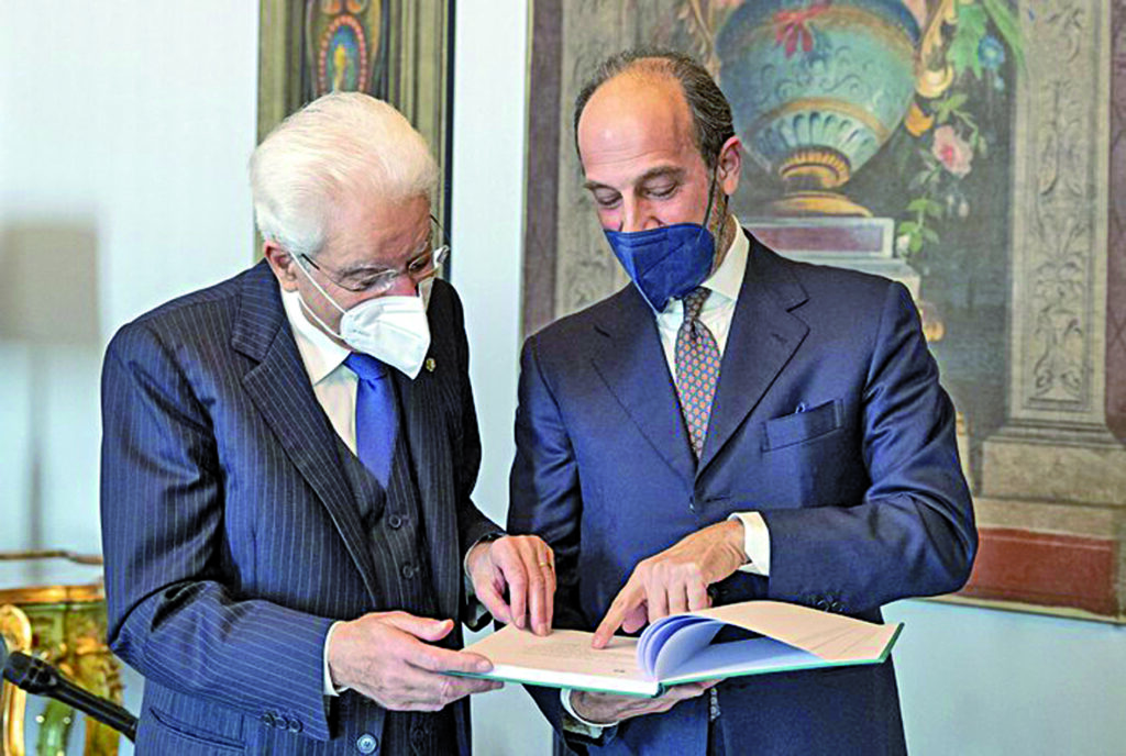 I figli di Giacomo Sedati al Colle ricevuti dal Presidente Mattarella