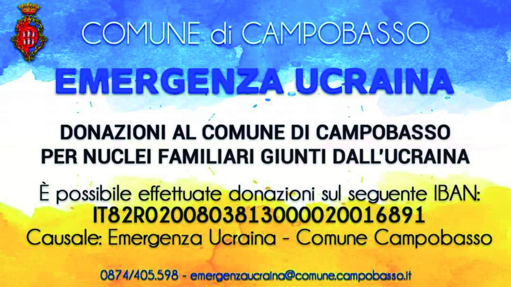 Profughi accolti a Campobasso, ora è possibile dare il proprio contributo