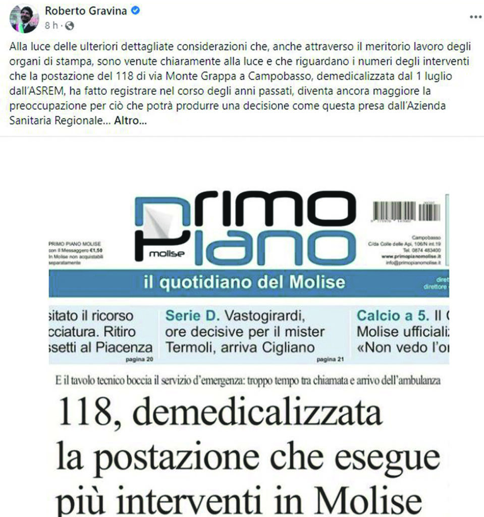 Caos 118, la protesta si allarga. «Tempi di intervento e tagli: Toma spieghi che sta accadendo»
