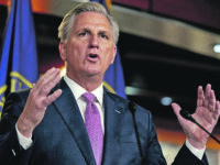 House Minority Leader Kevin McCarthy of Calif., speaks during his weekly press briefing on Capitol Hill, Thursday, April 22, 2021, in Washington. (AP Photo/Andrew Harnik)