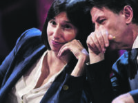 Elly Schlein e Giuseppe Conte durante un evento organizzato dalla Cgil con i leader politici, Roma 01 Luglio 2022.

Deputy President of Emilia Romagna region Elly Schlein, Leader of 5-Star Movement Giuseppe Conte and General Secretary of the Democratic Party (PD) Enrico Letta during a CGIL (Trade Union) 'Il Lavoro interroga' event, on July 01, 2022 in Rome, Italy.