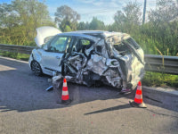 Termoli. Tir contro Fiat 500 L, traffico in tilt sulla 87