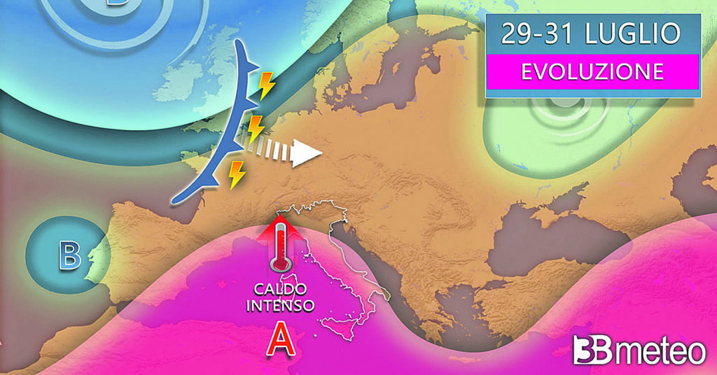 Nuova ondata di caldo africano, durerà fino ai primi di agosto