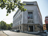 La sede del Ministero della Salute sul Lungotevere Ripa, Roma, 22 agosto 2023. ANSA/ANGELO CARCONI