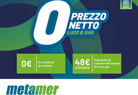 Metamer lancia l’offerta prezzo netto zero