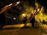 Agnone, la tradizionale 'Ndocciata della vigilia di Natale ©Enrico Barbini