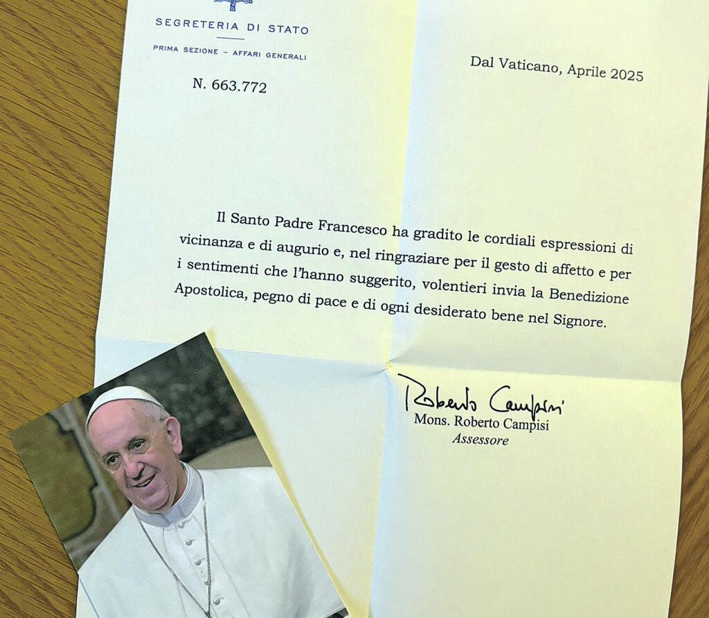 La risposta di Bergoglio il giorno dopo la sua morte