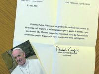La risposta di Bergoglio il giorno dopo la sua morte