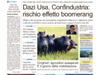 La prima pagina dell’edizione in edicola oggi