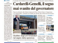 La prima pagina dell’edizione in edicola oggi