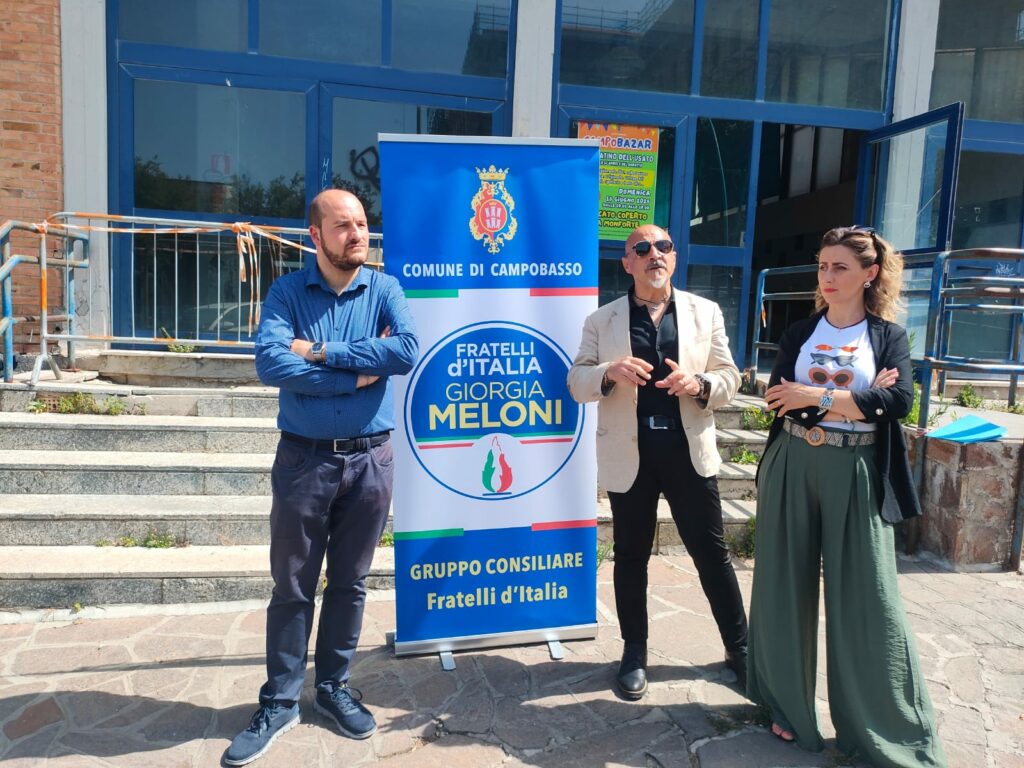 Campobasso. Mercato di giorno, luogo di cultura di sera: i dubbi di Fratelli d’Italia