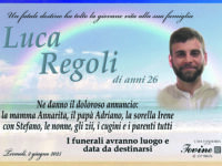 La Procura dispone l’autopsia sui resti di Luca Regoli