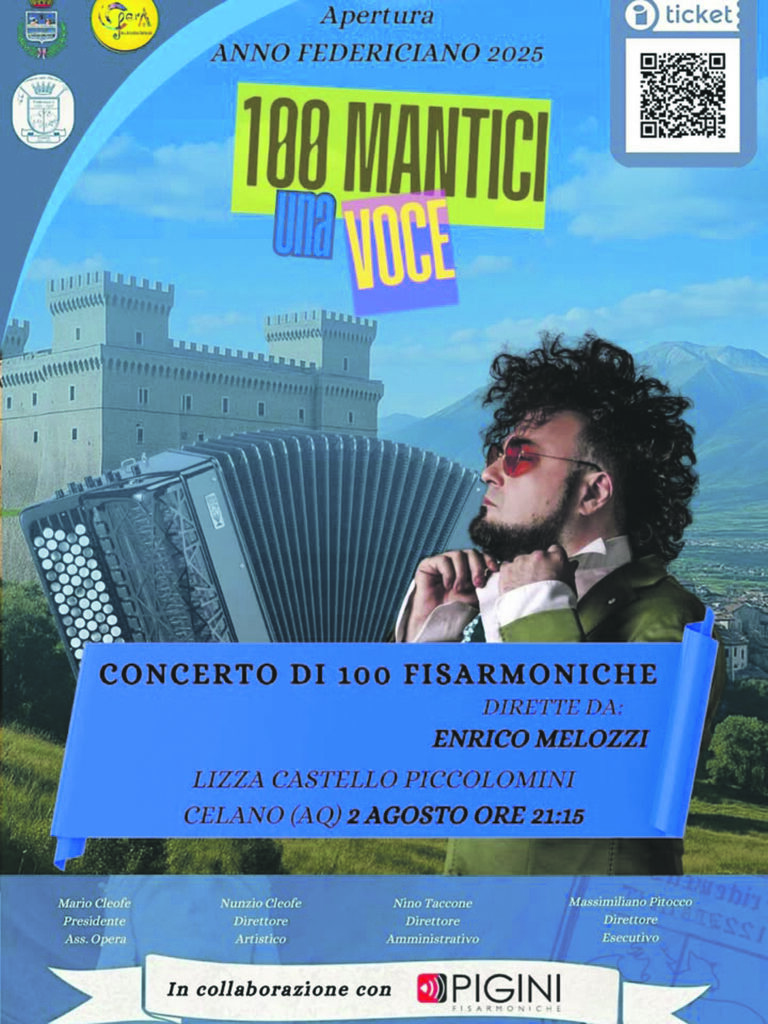 Il Molise risuona tra le “100 Fisarmoniche” di Melozzi
