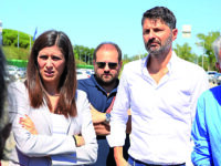 Il presidio degli operai di Termoli al Mimit